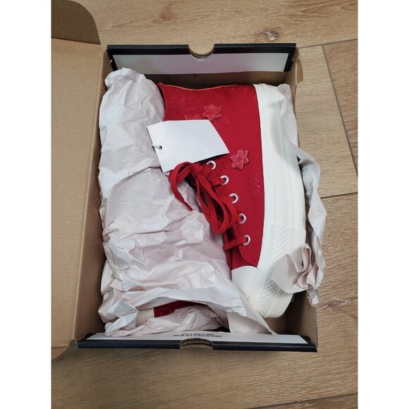 Converse Chuck Taylor All Star Lift Platform 3D Florals Days Ahead Womens Sz 8.5 - Picture 10 of 11